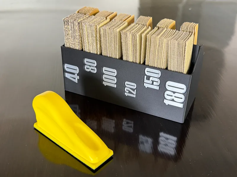Sandpaper Holder for 30 x 93mm paper