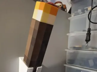 Minecraft Torch Wall Mount