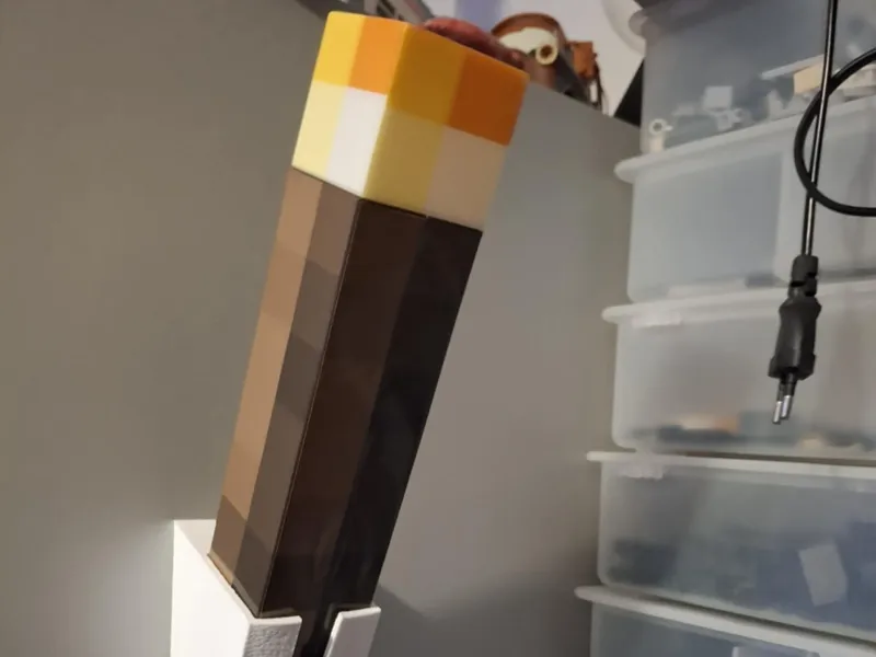 Minecraft Torch Wall Mount