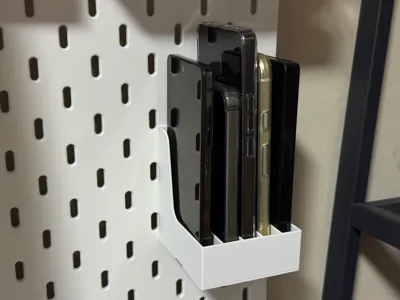 Skadis IKEA Pegboard Phone Holder