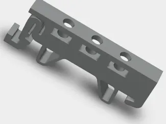 18650 din rail holder