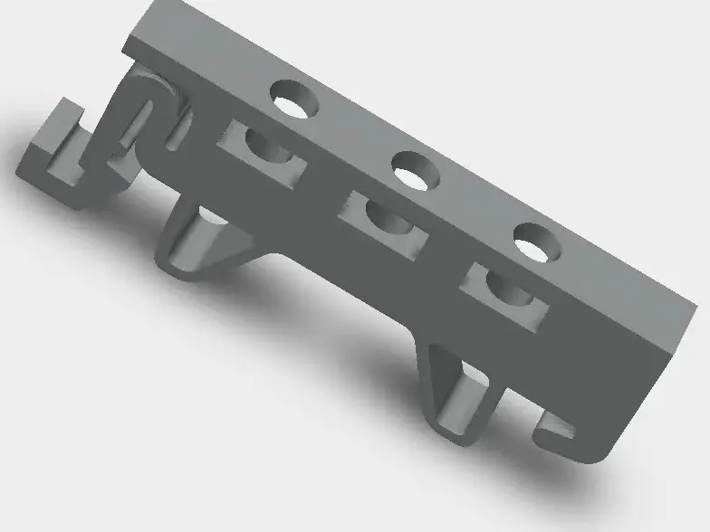 18650 din rail holder
