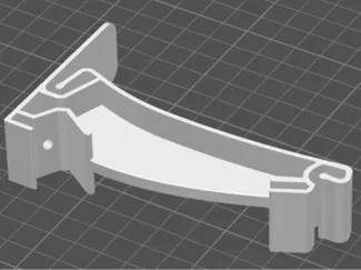 Vinyl K-Style Hanger for Amerimax 5" Gutters