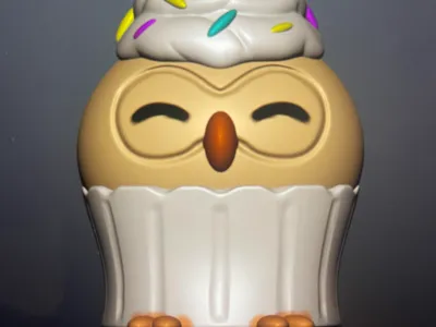 Cupcake Owl