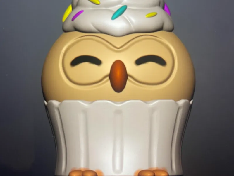 Cupcake Owl