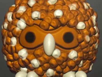 Chocolate chip trulle owl