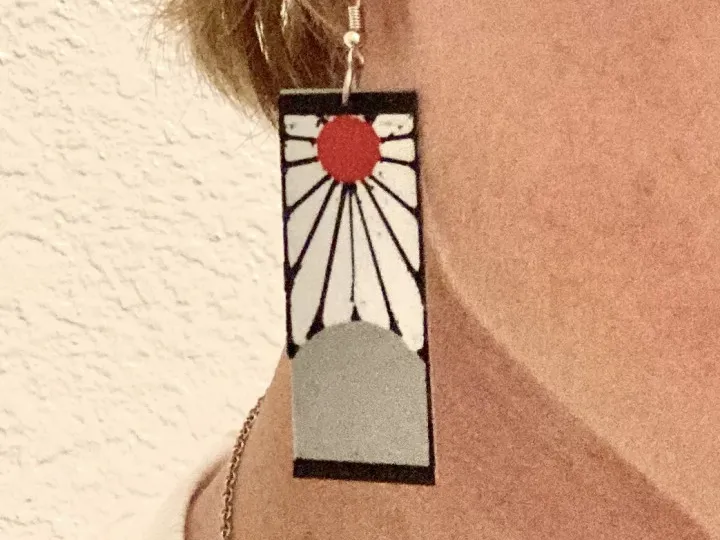 Tanjiro Hanafuda Earring