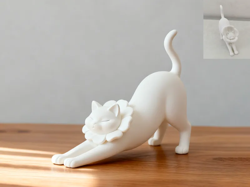 伸懒腰猫咪