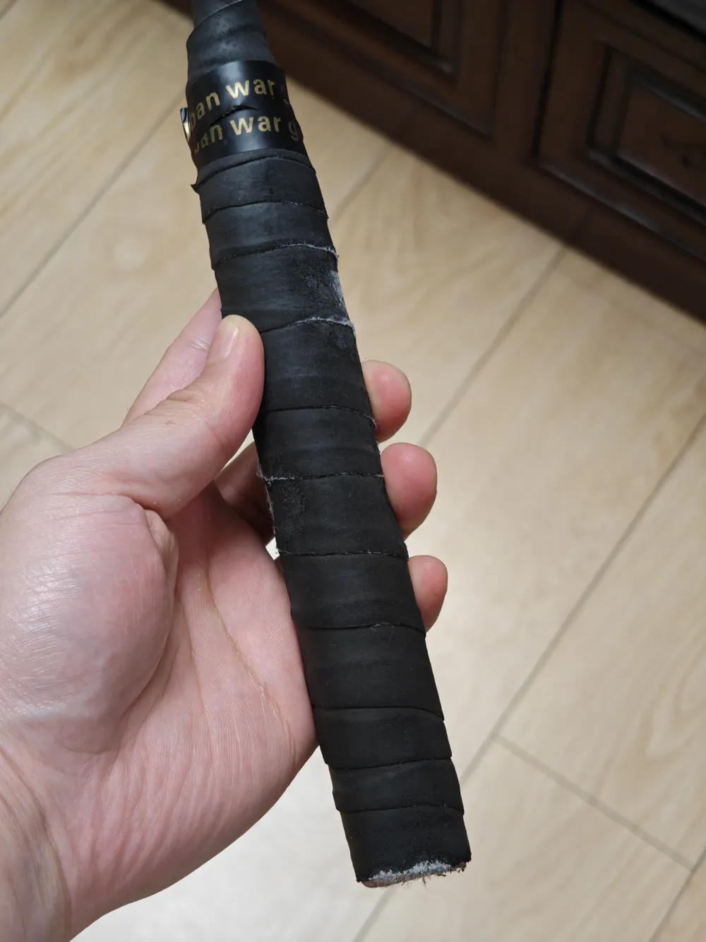 Badminton racket handle - Free 3D Print Model - MakerWorld