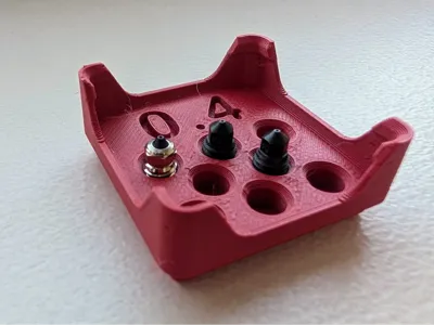 Gridfinity Nozzle Organizer –Stackable See-Through