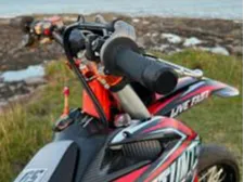 Supermoto bar end slider