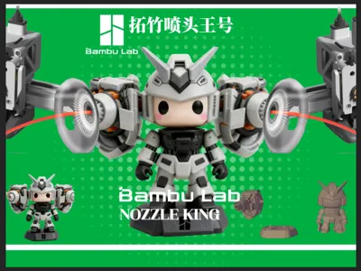 Gundam Series Bambu Lab Nozzle King