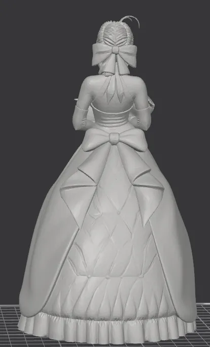 Saber - Fate Stay Night - wedding anime - Free 3D Print Model - MakerWorld