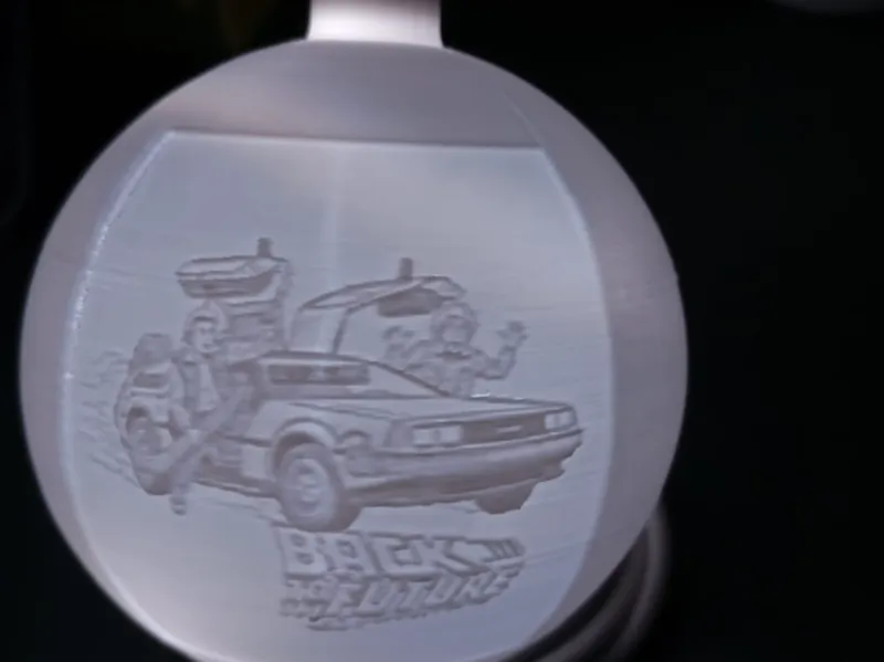 lithophane Christmas ball