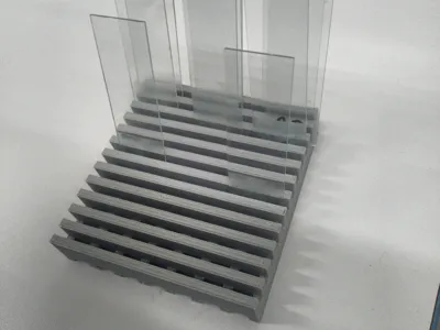 Microscope slide drying rack