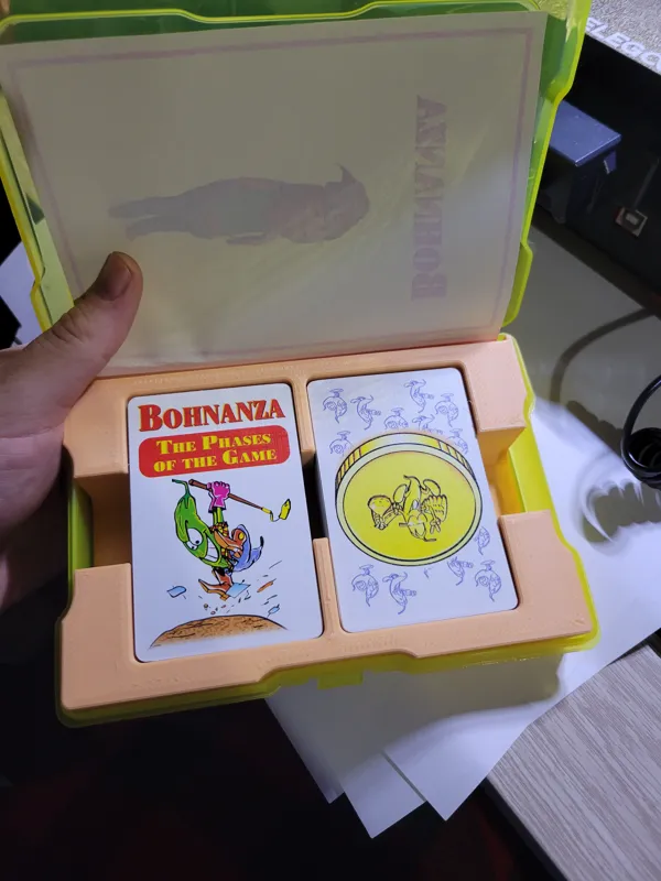 Bohnanza Photo Caddy Insert + Template