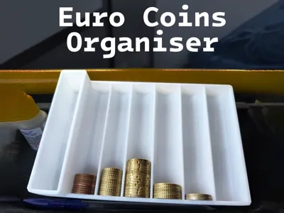 Euro Coin Box / Organiser / Organizer