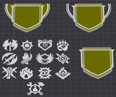 DnD 2024 Class Logos and Shields