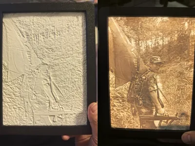 Lithophane Photo Frame Photo Frame