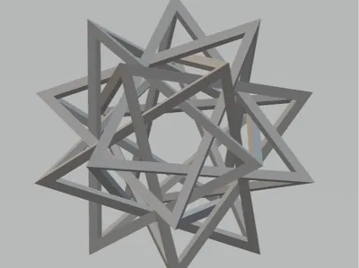 Tetrahedron Flower Ball