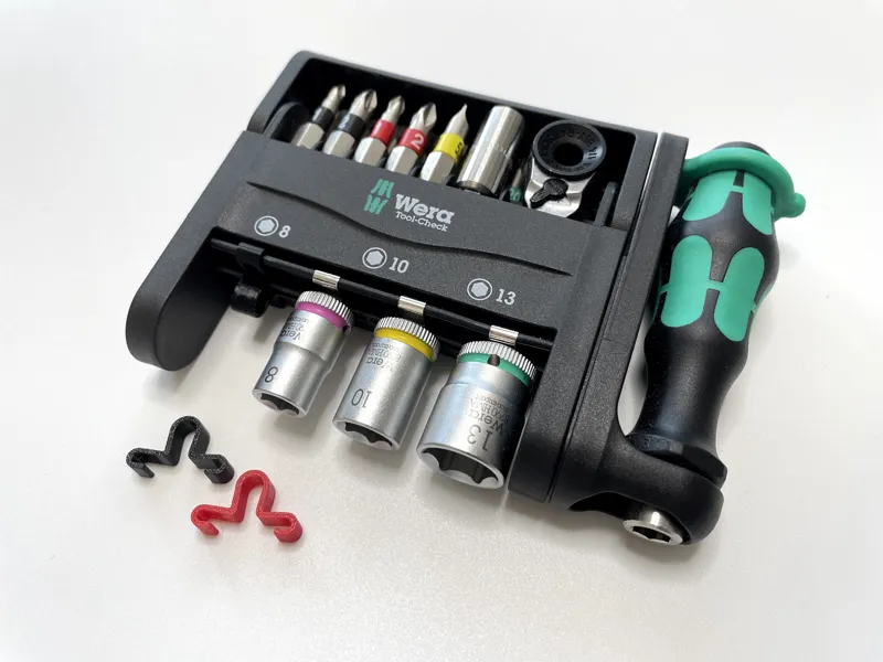 Clip for Wera Tool-Check and 1/4" Socket