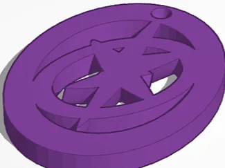 EYEKON KATSEYE LOGO KEYCHAIN 2.0