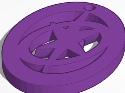EYEKON KATSEYE LOGO KEYCHAIN 2.0