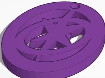 EYEKON KATSEYE LOGO KEYCHAIN 2.0