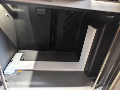 P2S Negative Pressure Duct, operates using the original fan's chamber temperature maintenance mode, without an additional fan