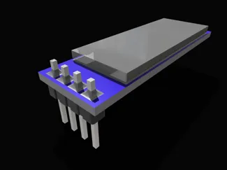 Simplified SSD1306 0.91in Model (For Reference)