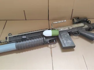 【真·榴弹】40mm可发射弹簧动力榴弹,可重复使用