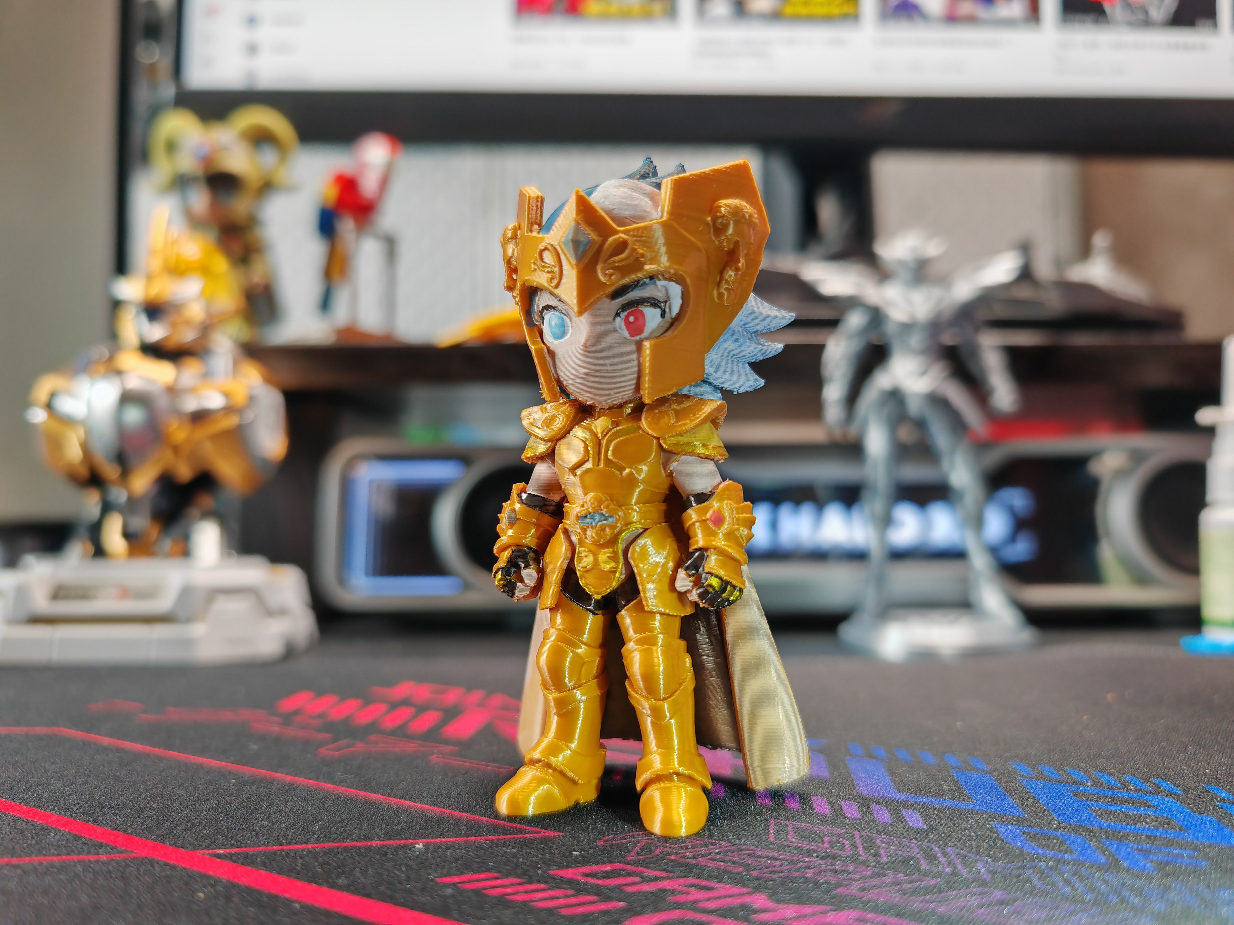 Gemini - Gold Saint - Free 3D Print Model - MakerWorld