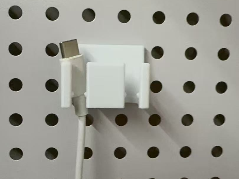 数据线通用收纳支架，适用16mm-6mm圆孔洞洞板，