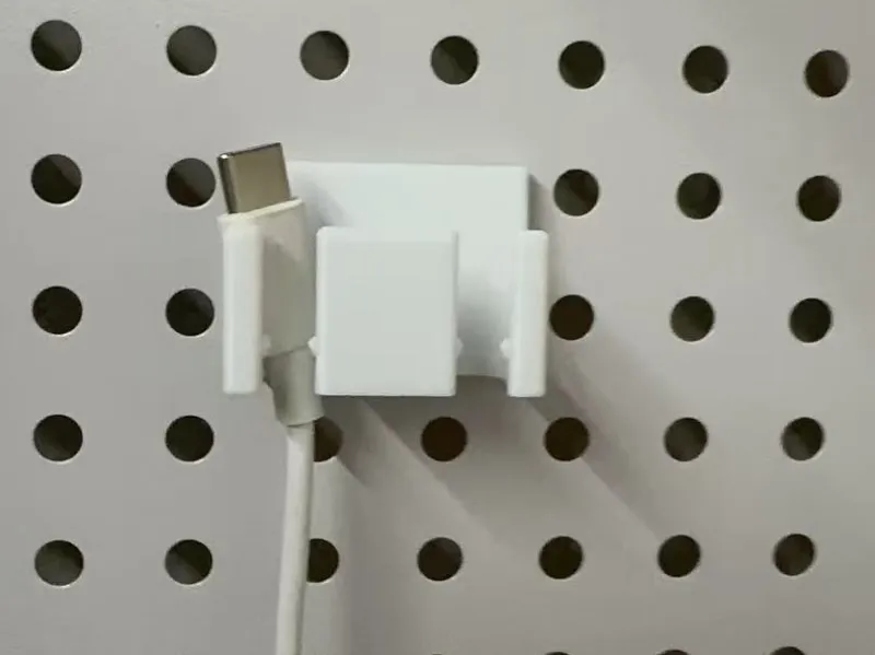 数据线通用收纳支架，适用16mm-6mm圆孔洞洞板，