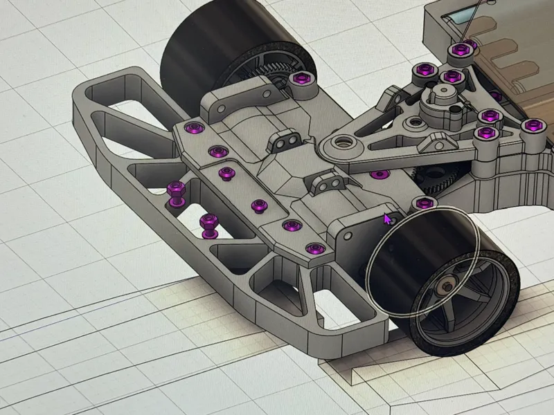 ３ＤＰ　ＭＣＲ　バーレス機体用バンパー