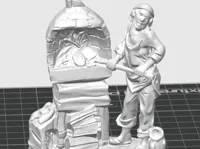 Figurine de crèche, le boulanger — photo 1
