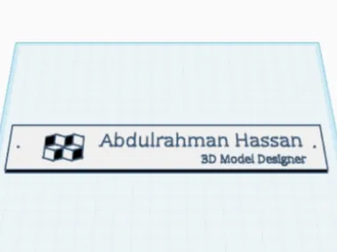 Name Tag Design