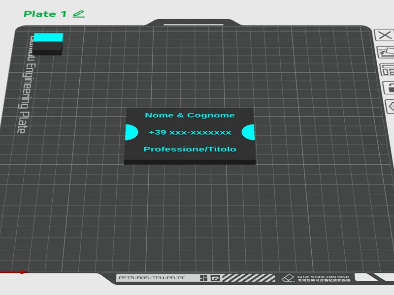 Parametric 3D Business Card (NFC Ready) 