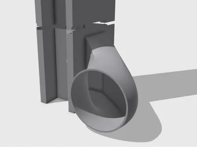 Window Exhaust Vent Kit (for 60mm inner diameter hose)