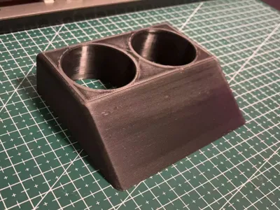 Reptile Feeding Double Bowl Holder