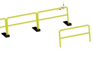 road barrier, 1/14 rc 