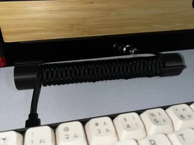 Cable Coil Rod w/ Cable Guide (126mm)