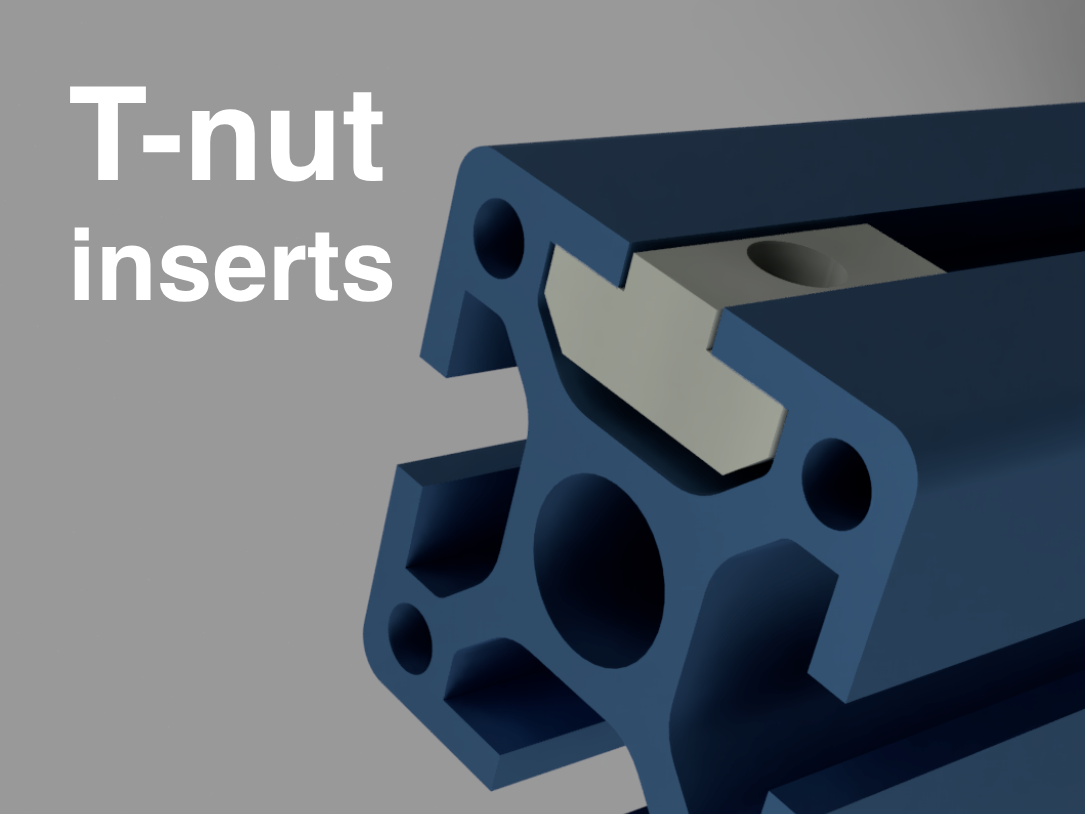 T-nut inserts for extruded aluminum profiles M3 M4 M5 M6 M7 M8
