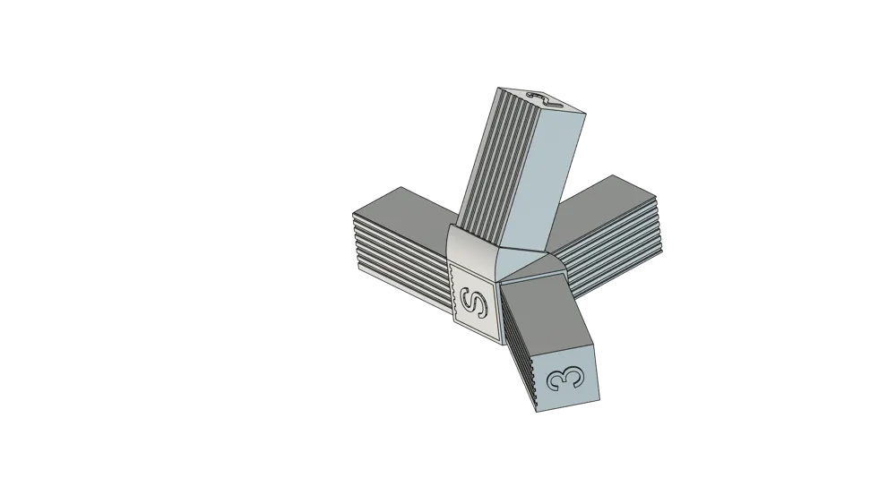 Universal Alu profile Joint generator - Free 3D Print Model - MakerWorld