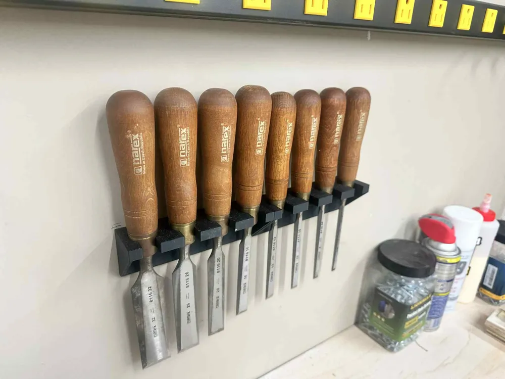 8 chisel rack (2 size ferrules) by robert.darrell.lee MakerWorld ...
