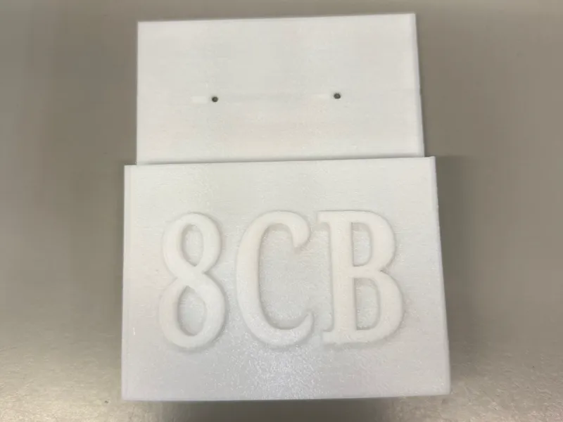 8CB Barcode Label Holder