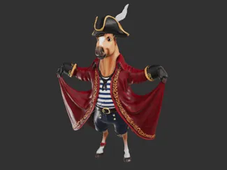 The pirate horse