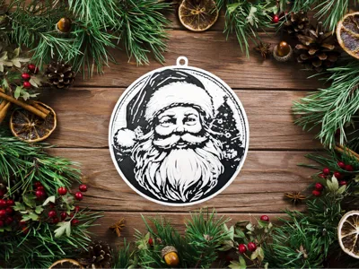 Christmas tree bauble ornament