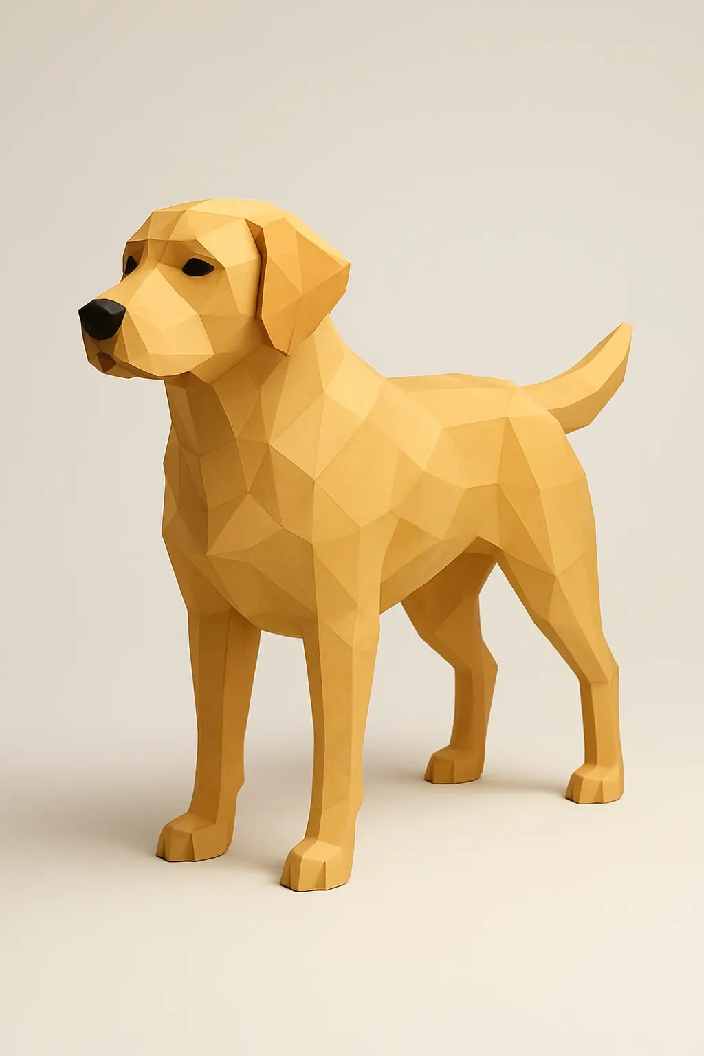 Labrador Retriever Low Poly 3D Model - Free 3D Print Model - MakerWorld