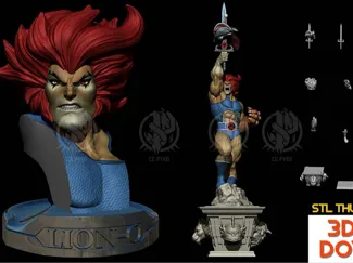 Thundercats Bust Lion O 3d printing